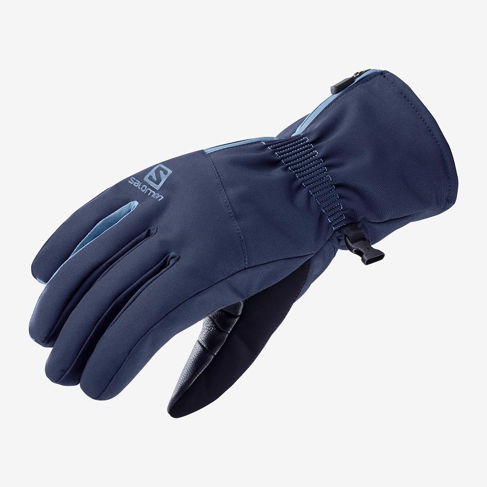 Salomon Israel PROPELLER DRY W - Womens Gloves - Navy (BIME-37986)